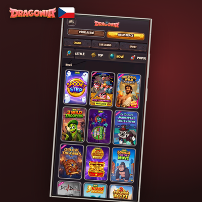 Sportovní sázky v Dragonia Casino app na fotbal, hokej, tenis a e-sporty